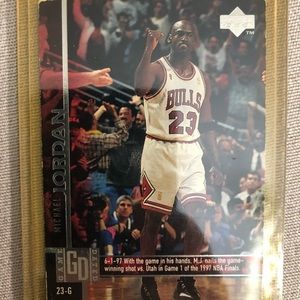 1997 Michael Jordan Basketball Card upper deck